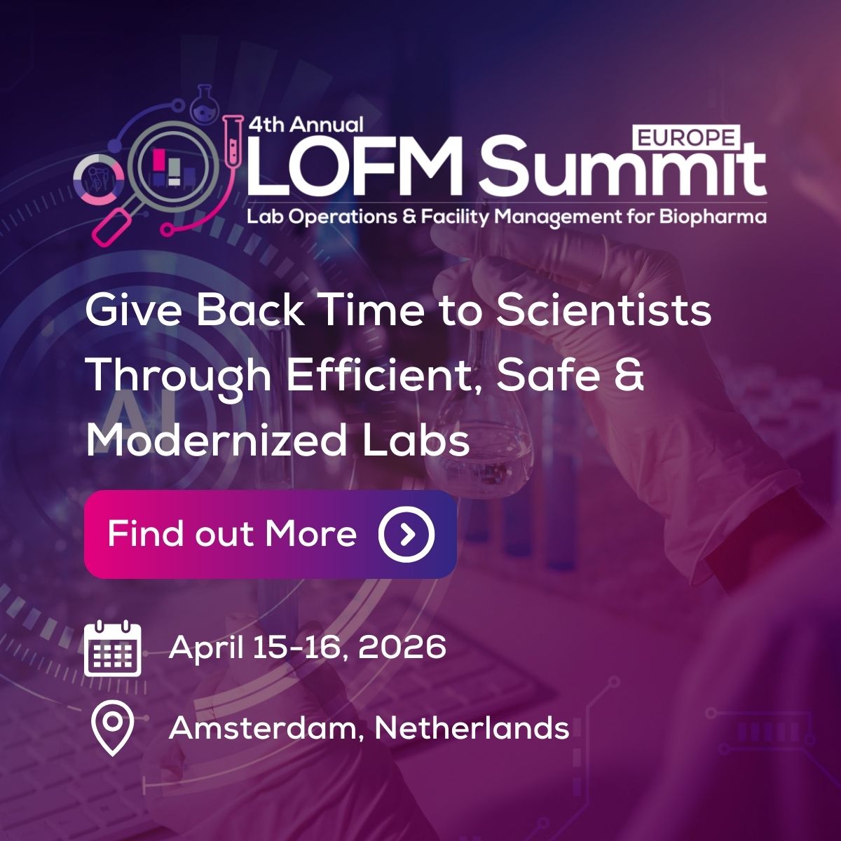Lab Ops Manager Partners - 4th Lab Ops & Facility Management in Pharma Europe